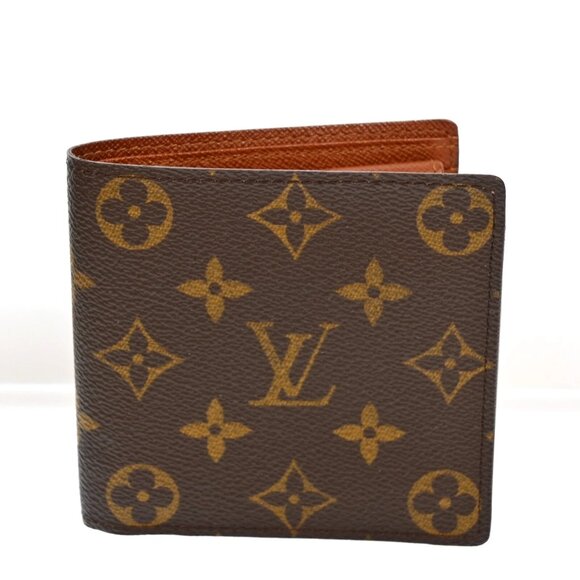 Authentic LOUIS VUITTON Monogram Marco Leather Wallet bsj238-121125 - Picture 2 of 16